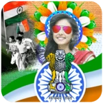 15 august independence day photo frame android application logo